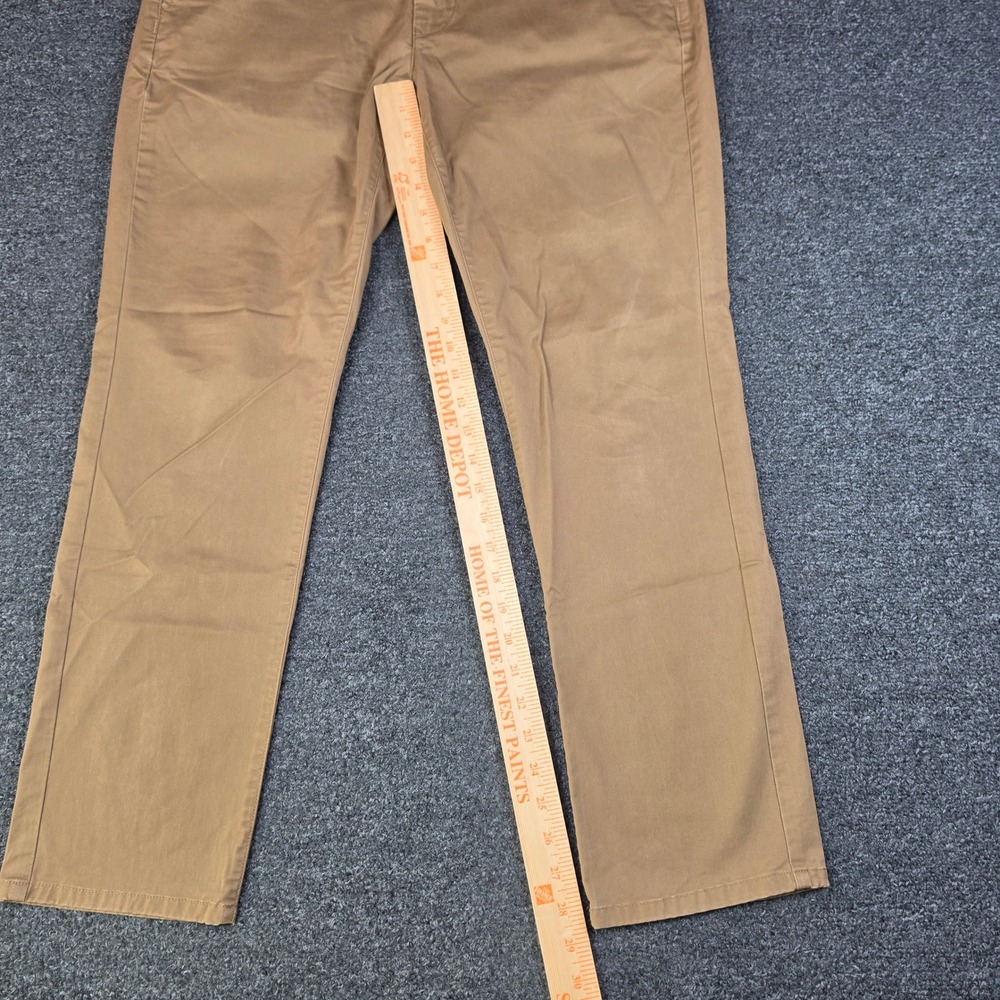 Bonobos Stretch Washed Chinos Tan Brown Mens 34x30 Tailored Fit Casual Golf Pant - Picture 3 of 13